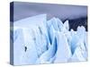 Ice Climber on Glacier-Leieng-Stretched Canvas