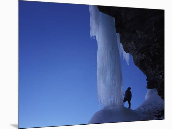 Ice-climber-AdventureArt-Mounted Photographic Print