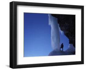 Ice-climber-AdventureArt-Framed Photographic Print