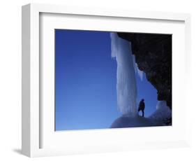 Ice-climber-AdventureArt-Framed Photographic Print