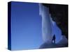 Ice-climber-AdventureArt-Stretched Canvas