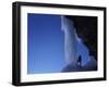 Ice-climber-AdventureArt-Framed Premium Photographic Print