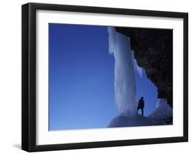 Ice-climber-AdventureArt-Framed Premium Photographic Print