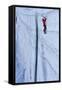 Ice Climbing in the Bernes Oberland, Swiss Alps-Robert Boesch-Framed Stretched Canvas