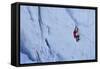 Ice Climbing in the Bernes Oberland, Swiss Alps-Robert Boesch-Framed Stretched Canvas