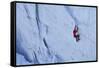 Ice Climbing in the Bernes Oberland, Swiss Alps-Robert Boesch-Framed Stretched Canvas