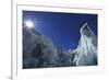 Ice Climbing in the Bernese Oberland, Swiss Alps-Robert Boesch-Framed Photographic Print