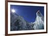 Ice Climbing in the Bernese Oberland, Swiss Alps-Robert Boesch-Framed Photographic Print