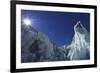 Ice Climbing in the Bernese Oberland, Swiss Alps-Robert Boesch-Framed Photographic Print