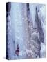 Ice Climbing, Ouray, Colorado, USA-Lee Kopfler-Stretched Canvas