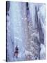 Ice Climbing, Ouray, Colorado, USA-Lee Kopfler-Stretched Canvas