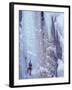 Ice Climbing, Ouray, Colorado, USA-Lee Kopfler-Framed Premium Photographic Print