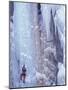 Ice Climbing, Ouray, Colorado, USA-Lee Kopfler-Mounted Photographic Print