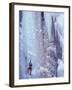 Ice Climbing, Ouray, Colorado, USA-Lee Kopfler-Framed Photographic Print