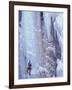 Ice Climbing, Ouray, Colorado, USA-Lee Kopfler-Framed Photographic Print