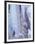 Ice Climbing, Ouray, Colorado, USA-Lee Kopfler-Framed Photographic Print