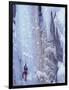 Ice Climbing, Ouray, Colorado, USA-Lee Kopfler-Framed Photographic Print