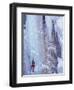 Ice Climbing, Ouray, Colorado, USA-Lee Kopfler-Framed Photographic Print