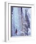 Ice Climbing, Ouray, Colorado, USA-Lee Kopfler-Framed Photographic Print