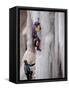 Ice Climbing, Ouray, Colorado, USA-Lee Kopfler-Framed Stretched Canvas