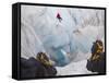 Ice Climbing-Ethan Welty-Framed Stretched Canvas