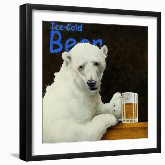 Ice-cold Bear-Will Bullas-Framed Premium Giclee Print