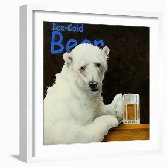 Ice-cold Bear-Will Bullas-Framed Premium Giclee Print