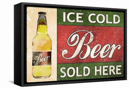 Ice Cold Beer Sold Here-null-Framed Stretched Canvas