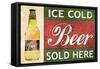 Ice Cold Beer Sold Here-null-Framed Stretched Canvas