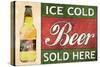 Ice Cold Beer Sold Here-null-Stretched Canvas