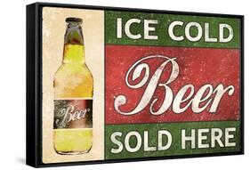 Ice Cold Beer Sold Here-null-Framed Stretched Canvas