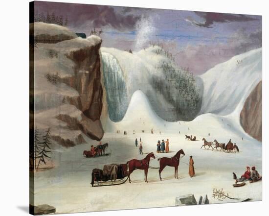 Ice Cone, Montmorency Falls-Robert Clow Todd-Stretched Canvas