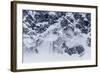 Ice Cornice Avalanche at Neko Harbor-Michael Nolan-Framed Photographic Print