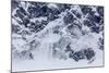 Ice Cornice Avalanche at Neko Harbor-Michael Nolan-Mounted Photographic Print