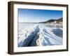 Ice Crack in the Surface of Lake Baikal That Has Opened and Refrozen-Louise Murray-Framed Photographic Print