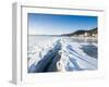 Ice Crack in the Surface of Lake Baikal That Has Opened and Refrozen-Louise Murray-Framed Photographic Print