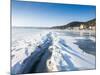 Ice Crack in the Surface of Lake Baikal That Has Opened and Refrozen-Louise Murray-Mounted Photographic Print