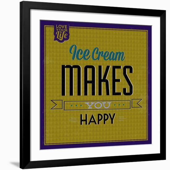 Ice Cream 1-Lorand Okos-Framed Art Print