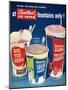 Ice Cream Ad, 1955-null-Mounted Giclee Print