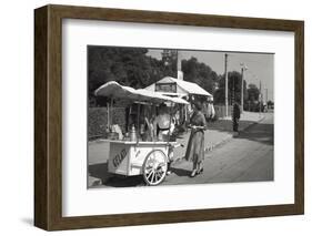 Ice Cream Barrow-null-Framed Photographic Print