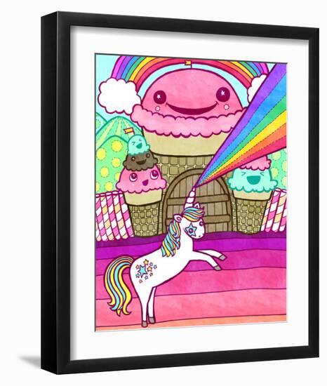 Ice Cream Castle-My Zoetrope-Framed Giclee Print