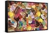 Ice Cream Collage-Fiona Stokes-Gilbert-Framed Stretched Canvas