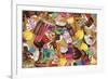 Ice Cream Collage-Fiona Stokes-Gilbert-Framed Giclee Print