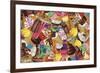 Ice Cream Collage-Fiona Stokes-Gilbert-Framed Giclee Print