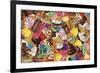 Ice Cream Collage-Fiona Stokes-Gilbert-Framed Giclee Print