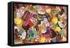 Ice Cream Collage-Fiona Stokes-Gilbert-Framed Stretched Canvas