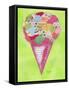 Ice Cream Cone 2-Beverly Dyer-Framed Stretched Canvas