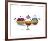 Ice Cream Dessert, c.1959 (3 scoop)-Andy Warhol-Framed Art Print