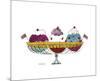 Ice Cream Dessert, c.1959 (3 scoop)-Andy Warhol-Mounted Art Print