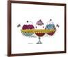 Ice Cream Dessert, c.1959 (3 scoop)-Andy Warhol-Framed Art Print